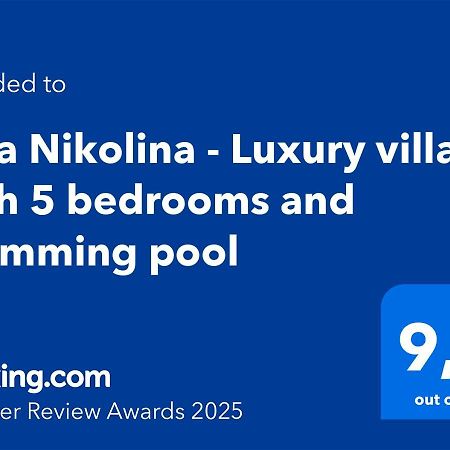 Villa Nikolina - Luxury Villa With 5 Bedrooms And Swimming Pool Vodnjan Bagian luar foto