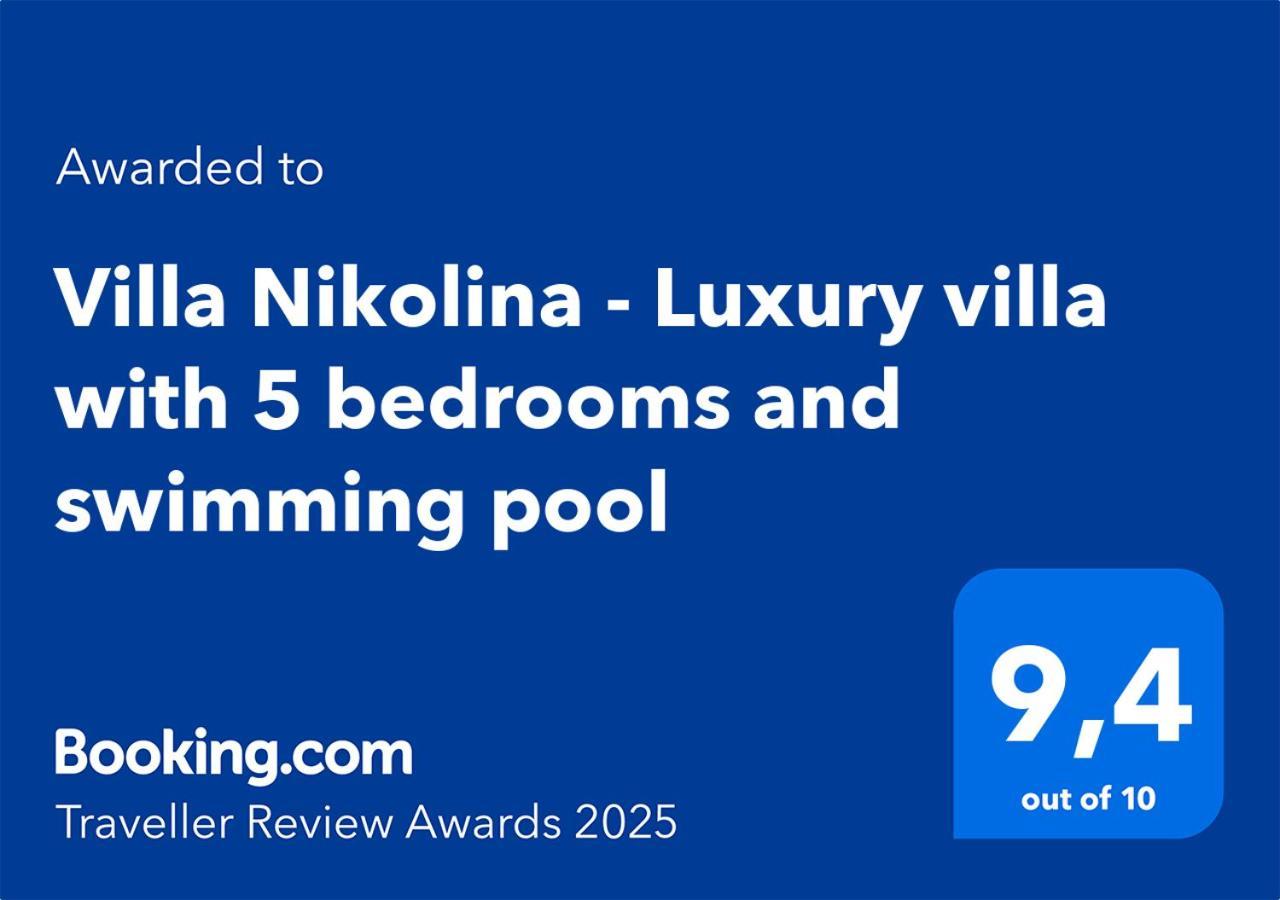 Villa Nikolina - Luxury Villa With 5 Bedrooms And Swimming Pool Vodnjan Bagian luar foto
